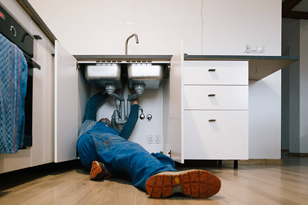 Professional Drain Cleaning technician working in Alliance, OH